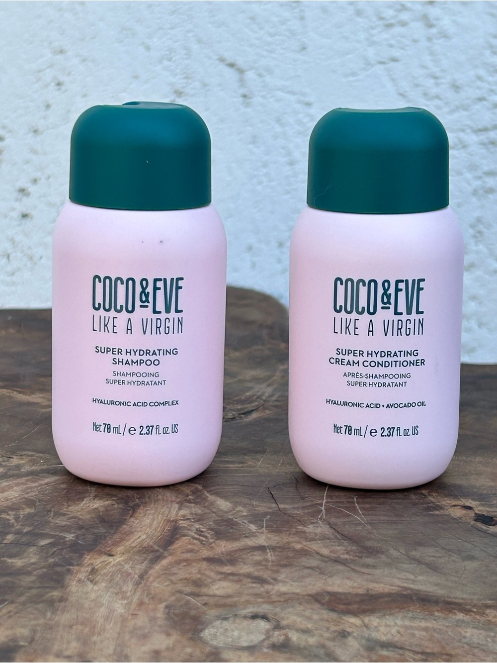 COCO & EVE Like A Virgin Super Hydrating Shampoo & Conditioner Set - Pink